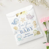 Sea You Soon Ocean Baby Shower Paper  フェイバーバッグ (封をした状態)