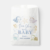 Sea You Soon Ocean Baby Shower Paper  フェイバーバッグ (正面)