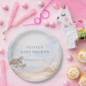 Sea You Soon Ocean Baby Shower Party ペーパープレート (パーティー)