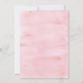 Sea You Soon Pink Under the Sea Baby Shower 招待状 (裏面)