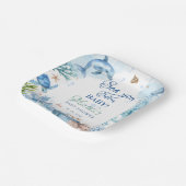 Sea You Soon Seashell Baby Shower ペーパープレート (傾斜あり)
