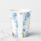 Sea You Soon Seashell Baby Shower 紙コップ (左)