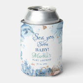 Sea You Soon Seashell Baby Shower 缶クーラー (缶正面)