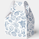 Sea you soon seashells beach boy baby shower フェイバーボックス (裏面)