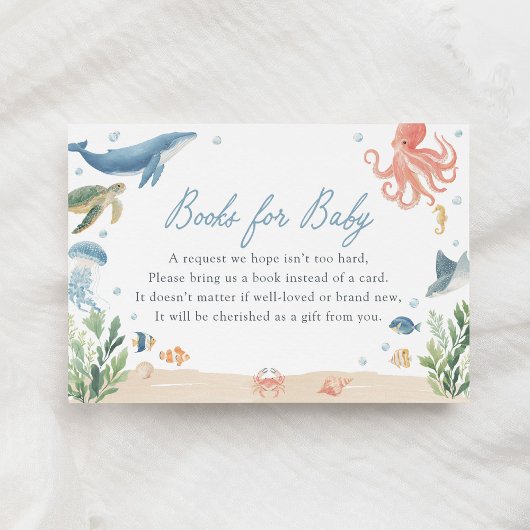 Sea You Soon Under the Sea Books for Baby エンクロージャーカード