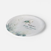 Sea You Soon Underwater Turtle Baby Shower ペーパープレート (アングル)