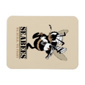 Seabees我々は我々は写真の磁石と戦う構築 マグネット (横)