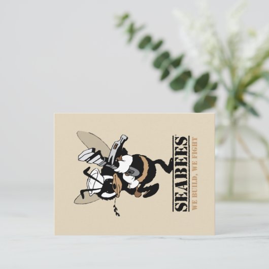 Seabees我々は戦うポストカードを構築 ポストカード (スタンド正面)