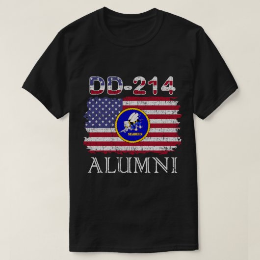 Seabees Alumni Dd-214 Seabees Veteran Dd214 Gift T Tシャツ (デザイン正面)