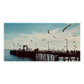 Seabirds Over the Pier ポスター (正面)