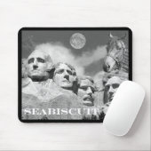 Seabiscuitはラシュモア山にあります! マウスパッド (マウス)