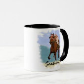  “Seabiscuit” – Champion Horse - Personalize Your マグカップ (正面右)