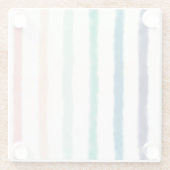 Seabreeze Stripes ガラスコースター (裏面)