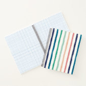 Seabreeze Stripes ノートブック (内部)