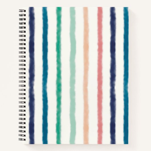 Seabreeze Stripes ノートブック (正面)