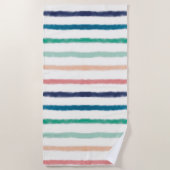 Seabreeze Stripes ビーチタオル (正面)