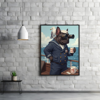 Seadog Scans Horizon：全ての前足がデッキング ポスター