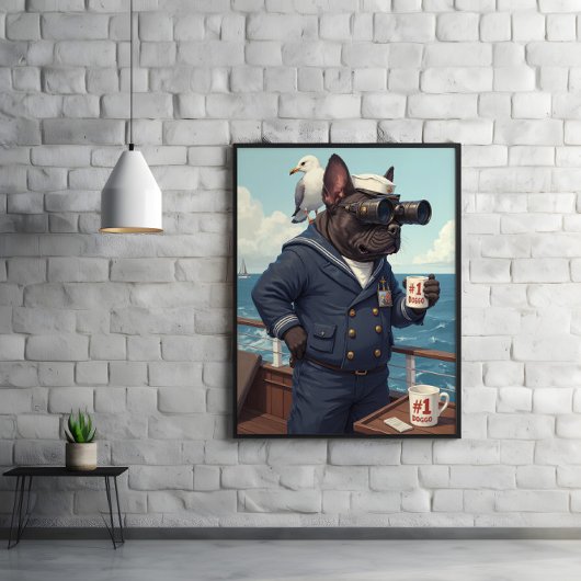 Seadog Scans Horizon:全ての前足がデッキング ポスター