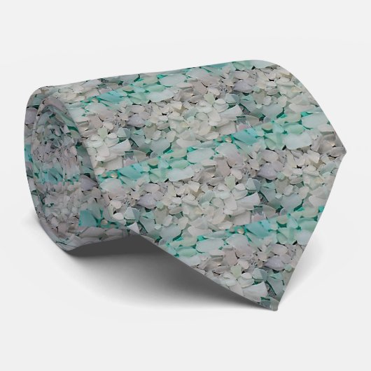 Seafoamのseaglassのタイ ネクタイ (ロール)
