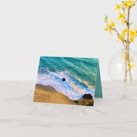 Seafoam Card カード (黄色い花)