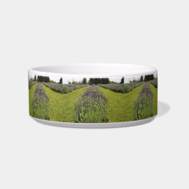 Seafoam Lavender Farm Pet Bowl ボウル