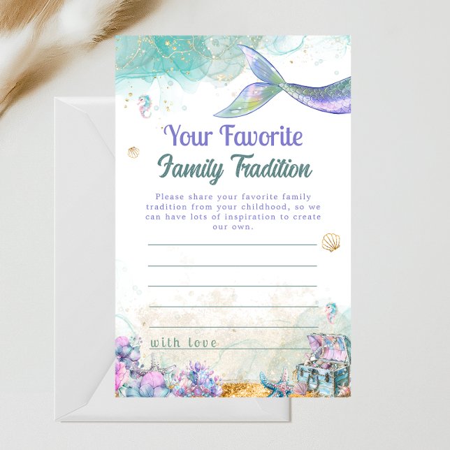 Seafoam Mermaid Family Tradition Keepsake (クリエイターアップロード済み)