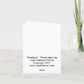 "Seafoam" - Note Card カード (裏面)