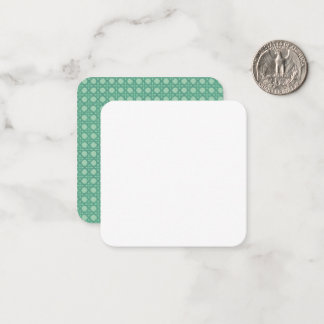 Seafoam Rattan Flat Note Card ノートカード