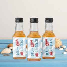Seafood Boil Bachelorette Party リキュールボトルラベル