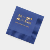 Seafood Boil Bachelorette Party 箔ナプキン (左)