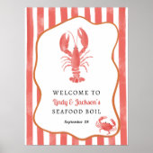 Seafood Boil Welcome Foam Board ポスター (正面)