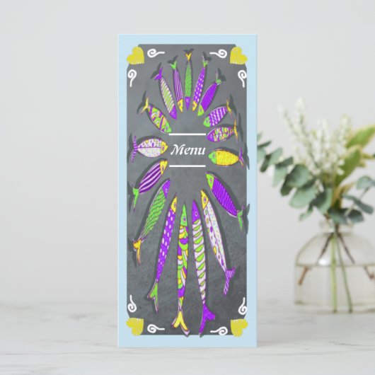 Seafood & Fish Restaurant Menu メニュー (スタンド正面)