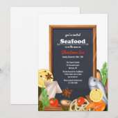  seafood_menu invitation 招待状 (正面/裏面)