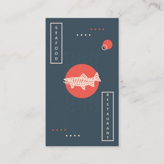 Seafood Restaurant 名刺 (正面)