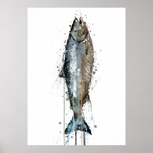 Seafood Salmon ポスター (正面)