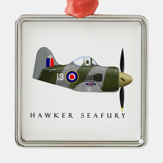 Seafuryの競争13のオーナメント メタルオーナメント (正面)