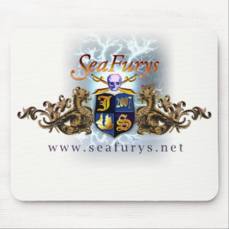 SeaFurysの盾の(白い)マウスパッド マウスパッド