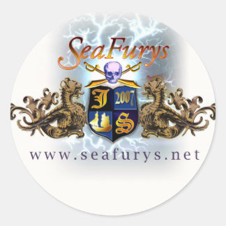 SeaFurys Shield（白）シール ラウンドシール