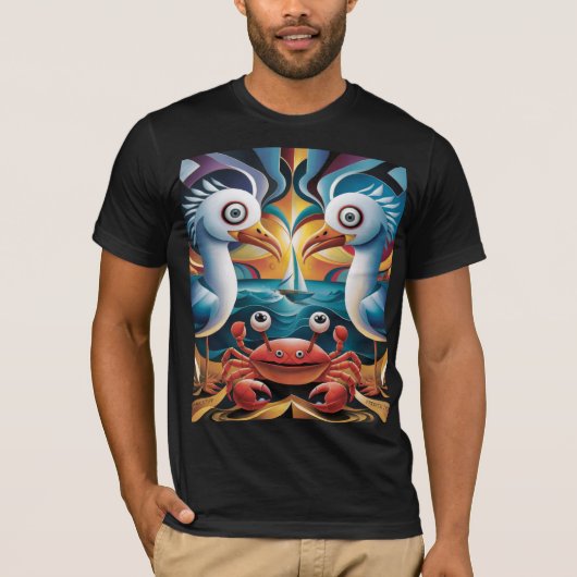 SEAGALS AND CRABS  Tシャツ (正面)
