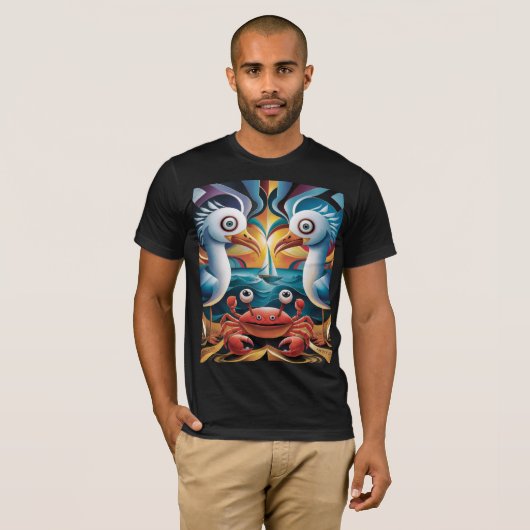 SEAGALS AND CRABS  Tシャツ (正面フル)