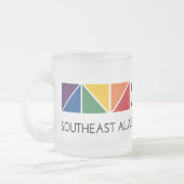 SEAGLAのロゴによって曇らされるマグ フロストグラスマグカップ (左)