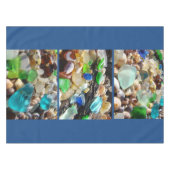 Seaglassのビーチのテーブルクロスの沿岸結婚式の家 テーブルクロス (正面(横))