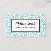 Seaglassメイクアップアーティストヘアサロン名刺 名刺 (正面)