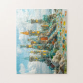 Seaglass Castle Coastal Ocean Crystal Palace ジグソーパズル (縦)