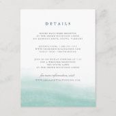 Seaglass Tidesゲスト情報カード エンクロージャーカード (正面)