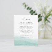 Seaglass Tidesゲスト情報カード エンクロージャーカード (スタンド正面)