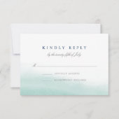 Seaglass Tides Wedding RSVP (正面)
