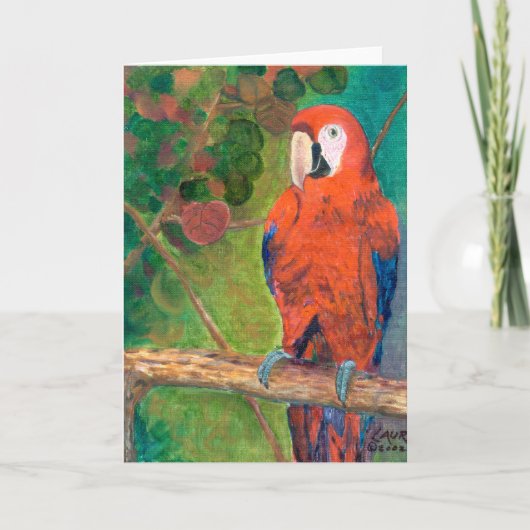 Seagrapesのオウム カード (正面)