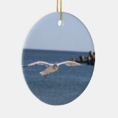 Seagull写真飛んでいるオーナメント セラミックオーナメント (右)