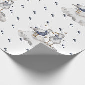 Seagull Adventure Baby | Nautical Ocean Themed ラッピングペーパー (角)